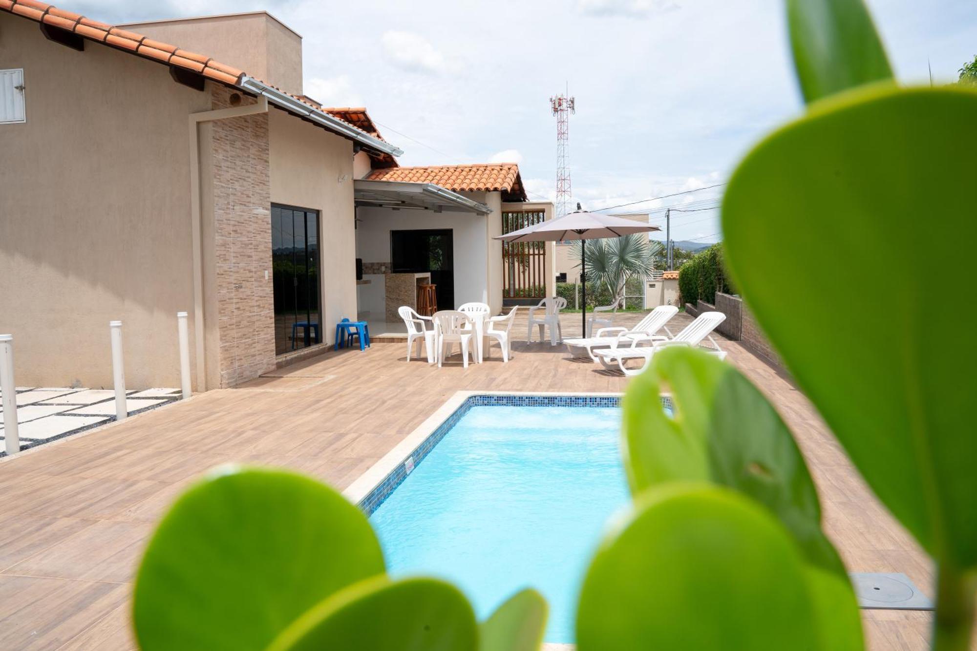 Casa Com Piscina Vista Para Lago, 03 Quartos Confortaveis Capitólio Buitenkant foto